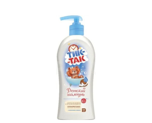 TIK-TAK baby shampoo with coconut milk 350 ml